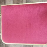 Chaise pliante velours rose