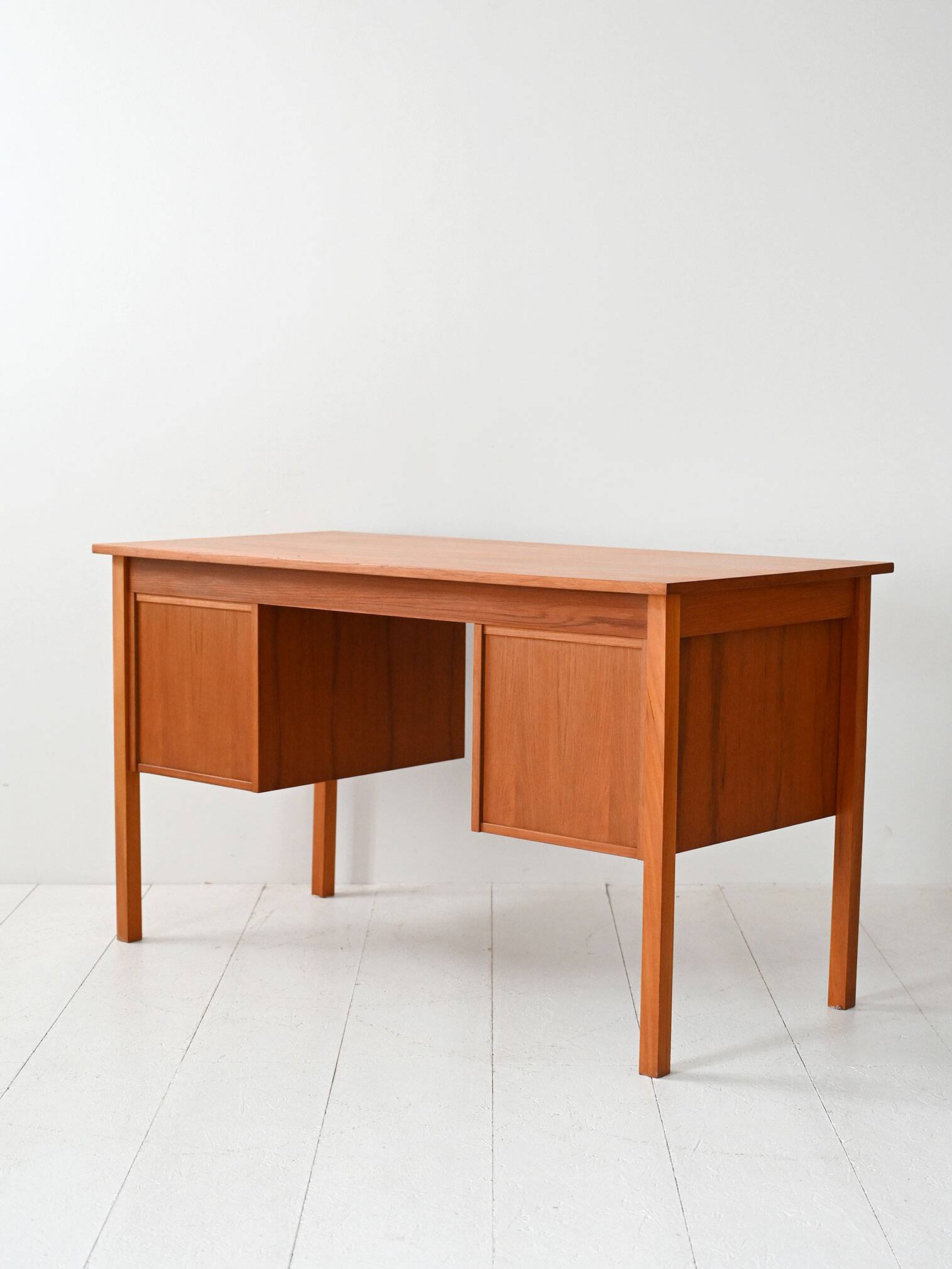 Vintage Scandinavian Teak Desk, 1960s
