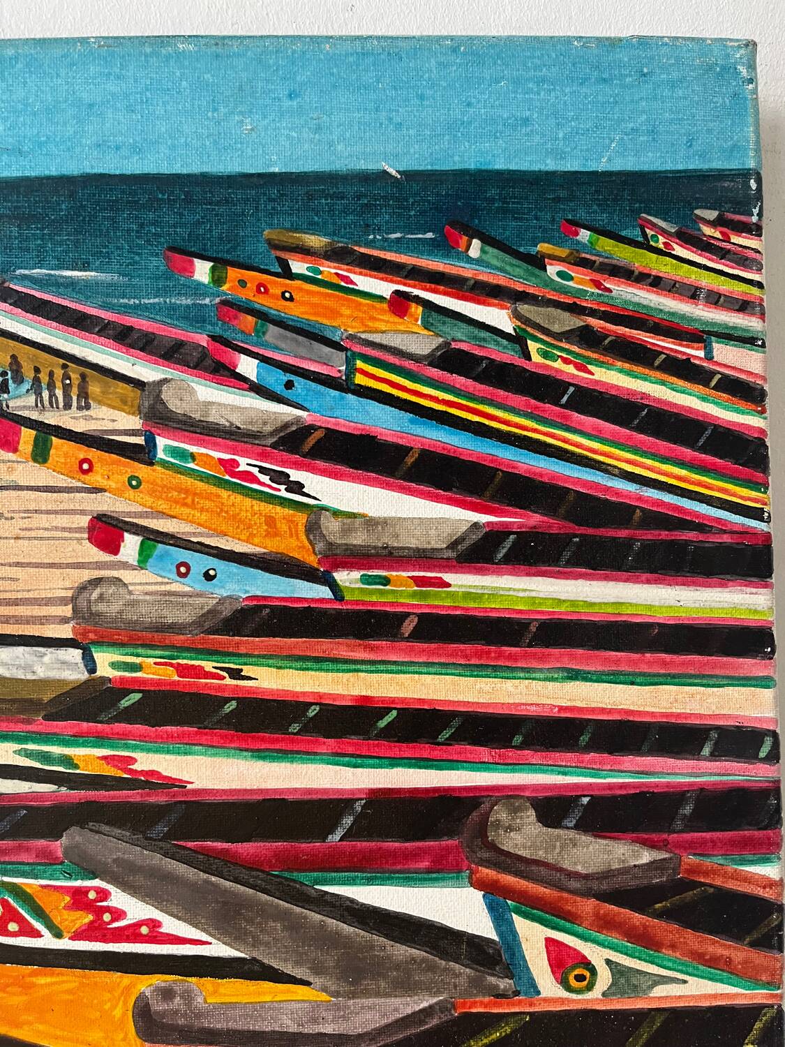 Seaside in Senegal, signed Bounama Yade 08