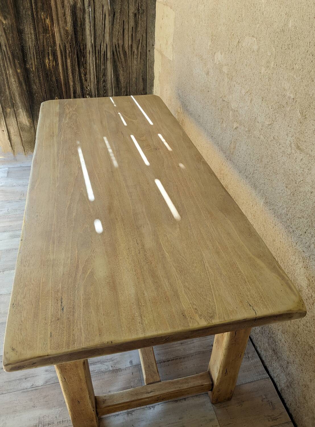 Table de ferme en bois massif