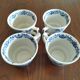 Ridgway "Windsor" English mocha cups blue