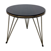 Tabouret rond vintage pied Eiffel