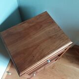 Art deco wooden bedside table