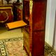 Secretary Napoleon in rosewood, violet wood and gilded bronzes.