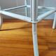 Pair of vintage 1970s rattan bedside tables