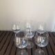 Six Daum France crystal wine glasses