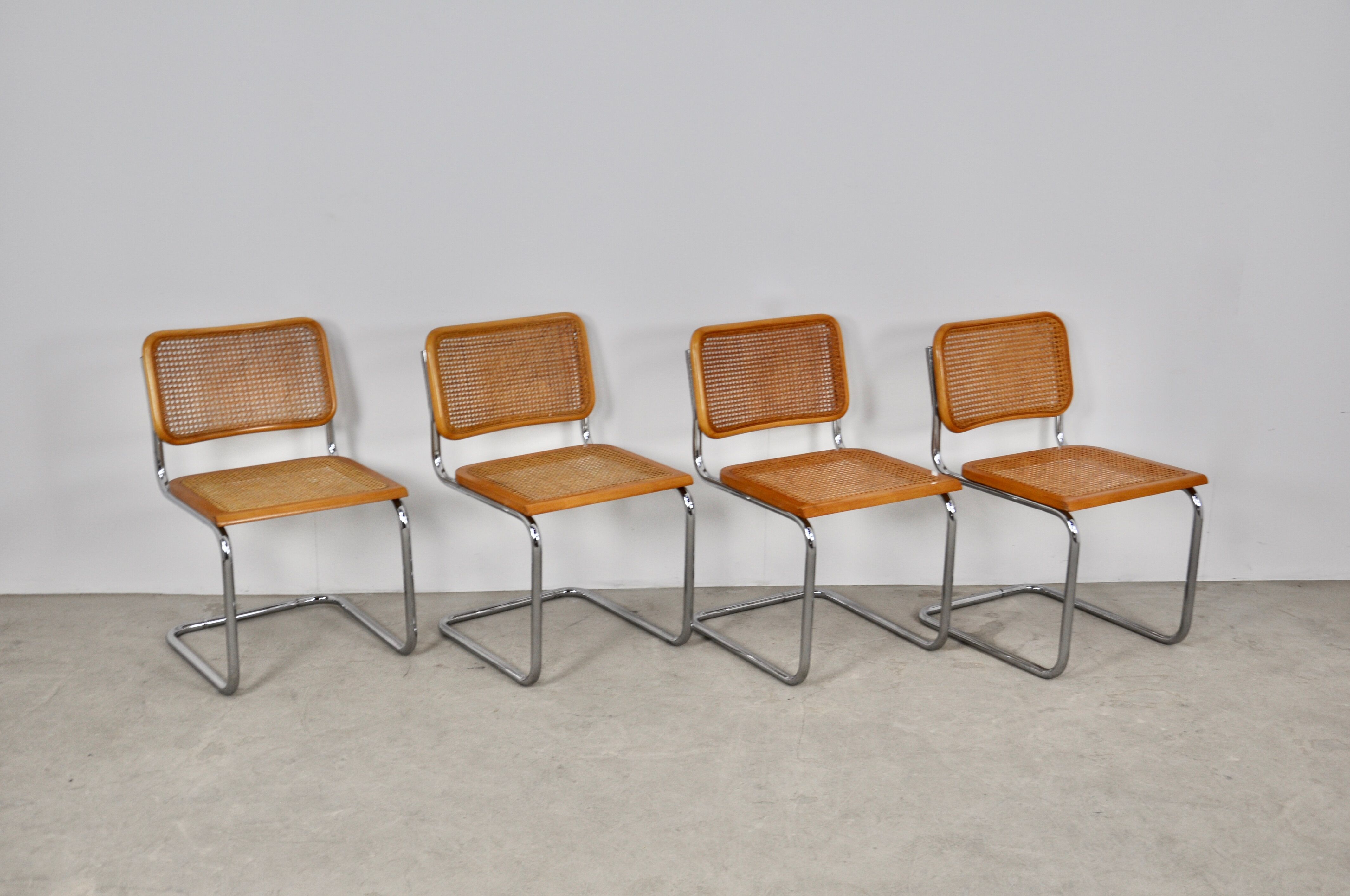 Dinning chairs B32 by Marcel Breuer