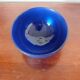 Saladier verre bleu cobalt