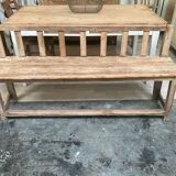 Wooden bench