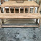 Wooden bench