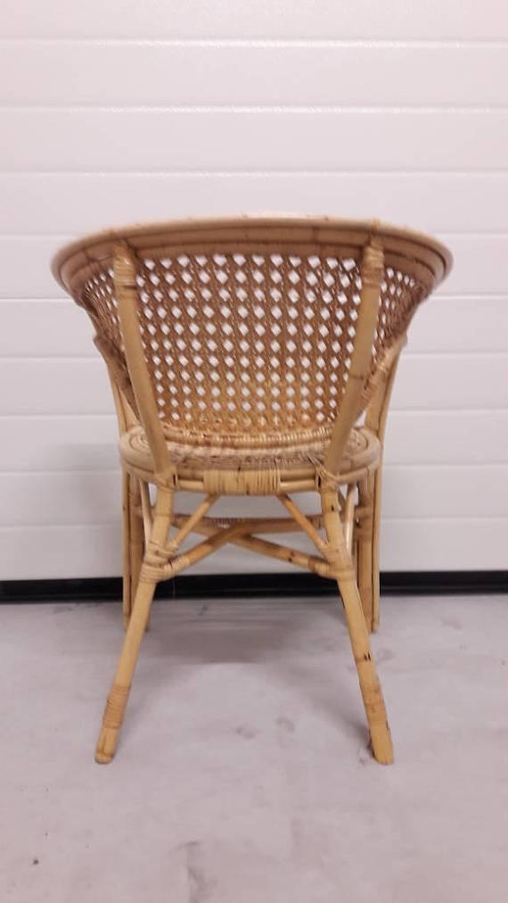 Bohemian style rattan chair
