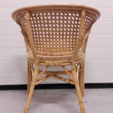 Bohemian style rattan chair