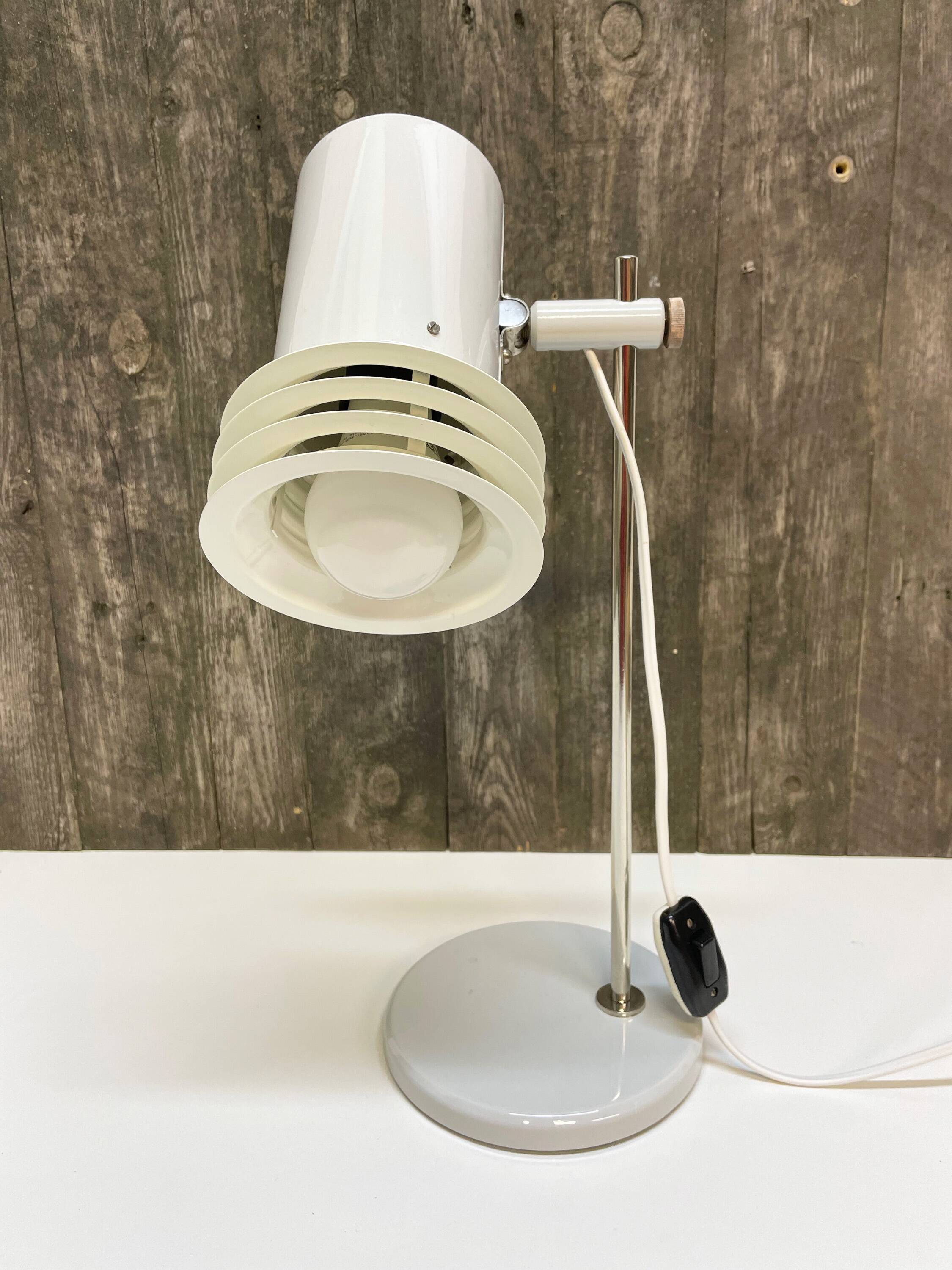 Gray MEOS desk lamp, 1970s.