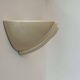 Pair of vintage wall lights, beige porcelain, France 1970