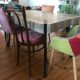 Table wood and metal indus style