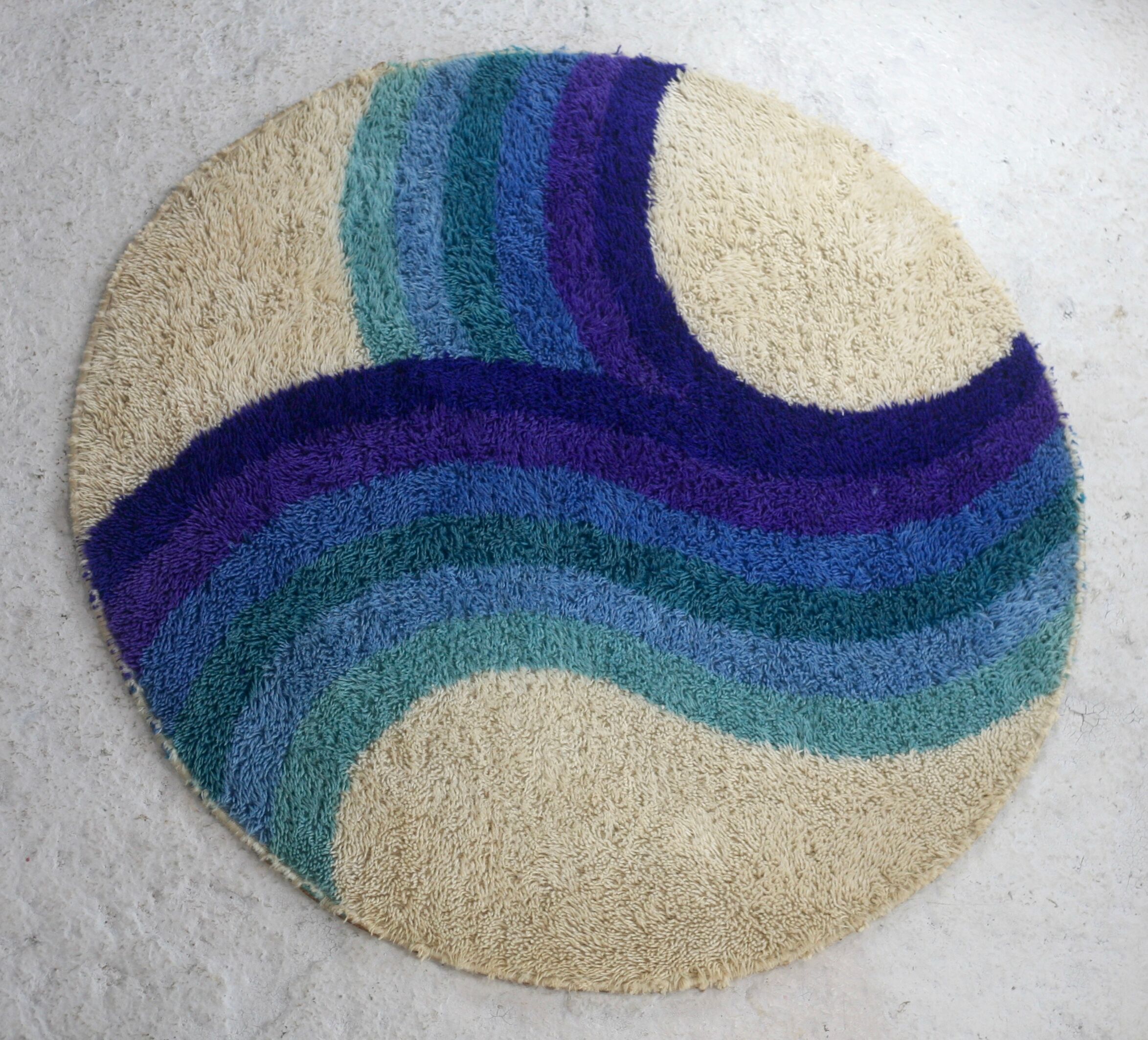 Carpet "Rainbow", Edition Desso, wool, circa 1970