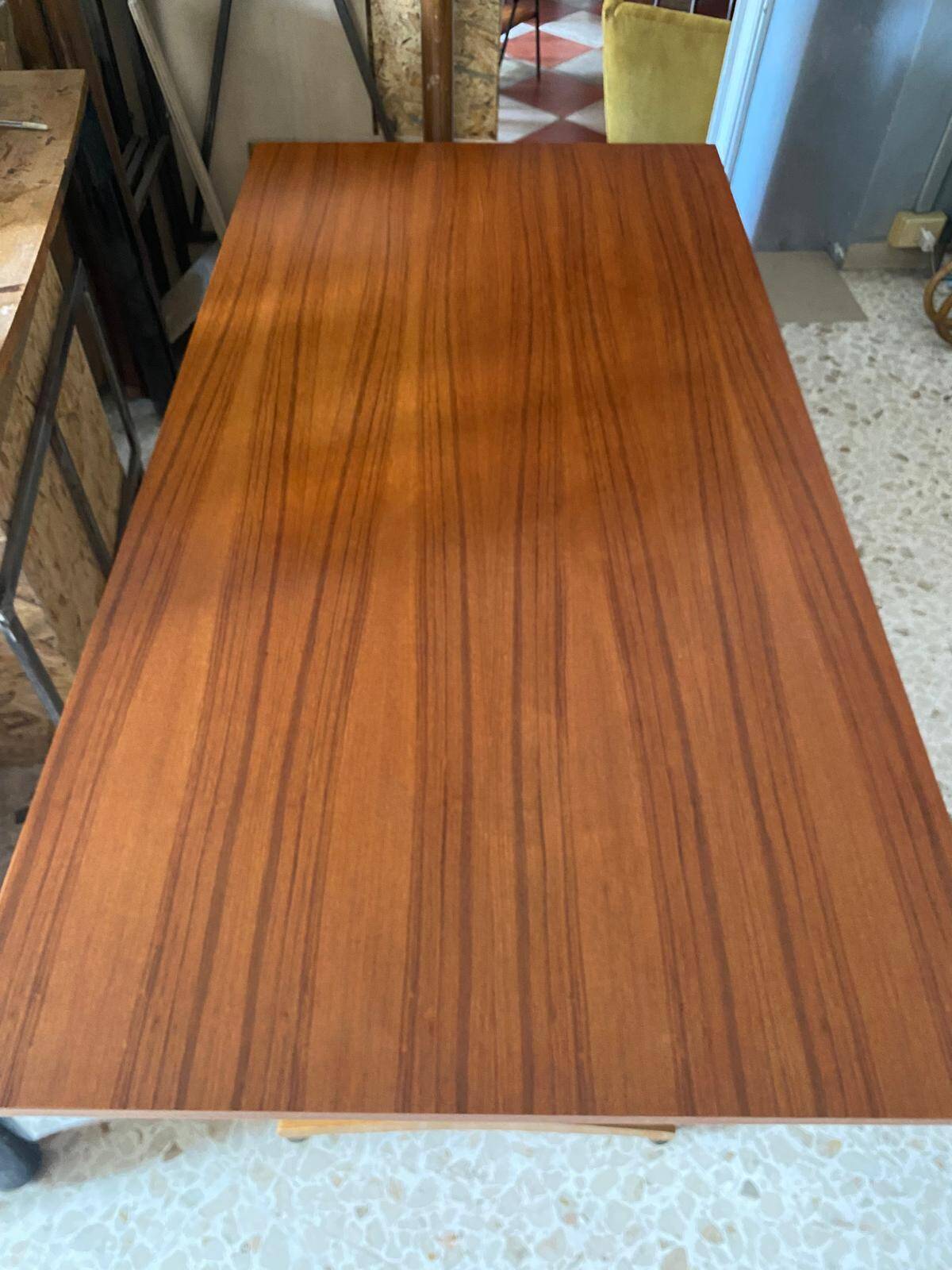 1960s scandinavian desk in teak wood