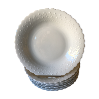 8 porcelain hollow plates Limoges