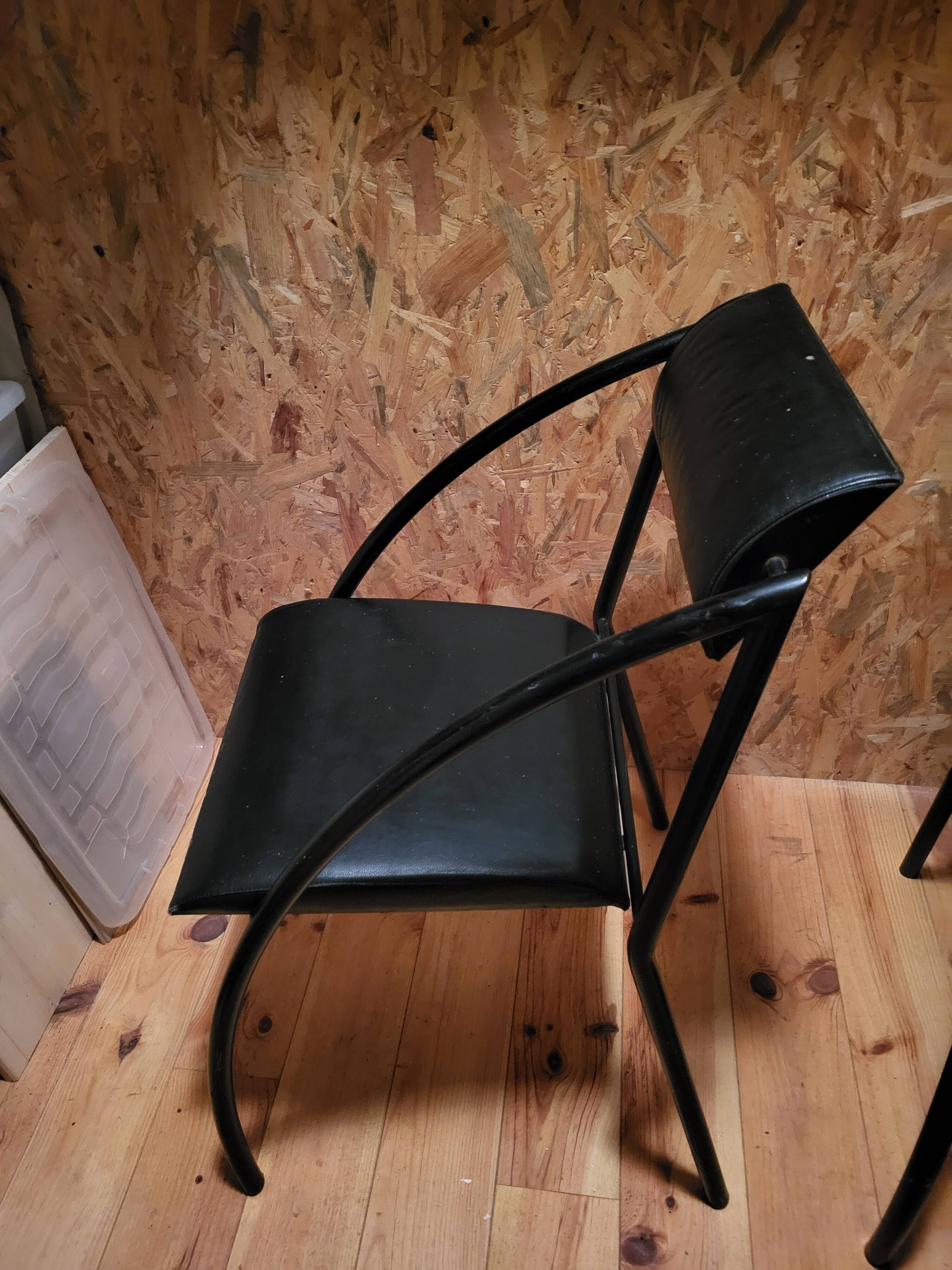 Monica chairs by Jean Louis Godivier.