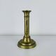 Golden brass candlestick, vintage