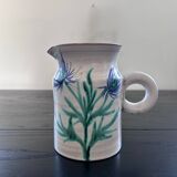 Pitcher with thistle decoration