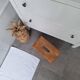 Marche pied en bois vintage