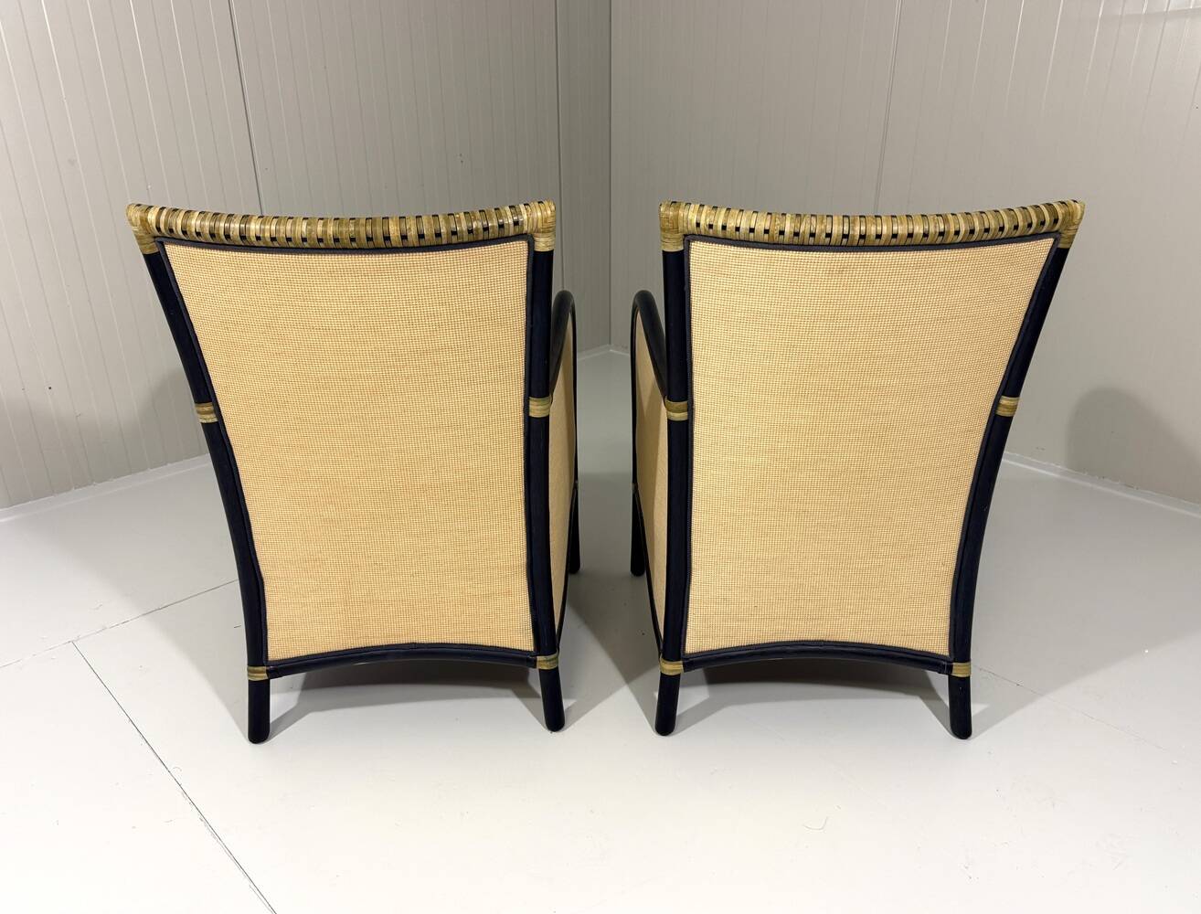 Gasparucci Italo rattan arm chairs Italy