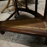 Victorian Leather Library Staircase, England