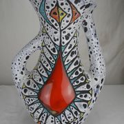 old Vallauris vase Pierre Fromentin vintage decor French vase 50s 60s