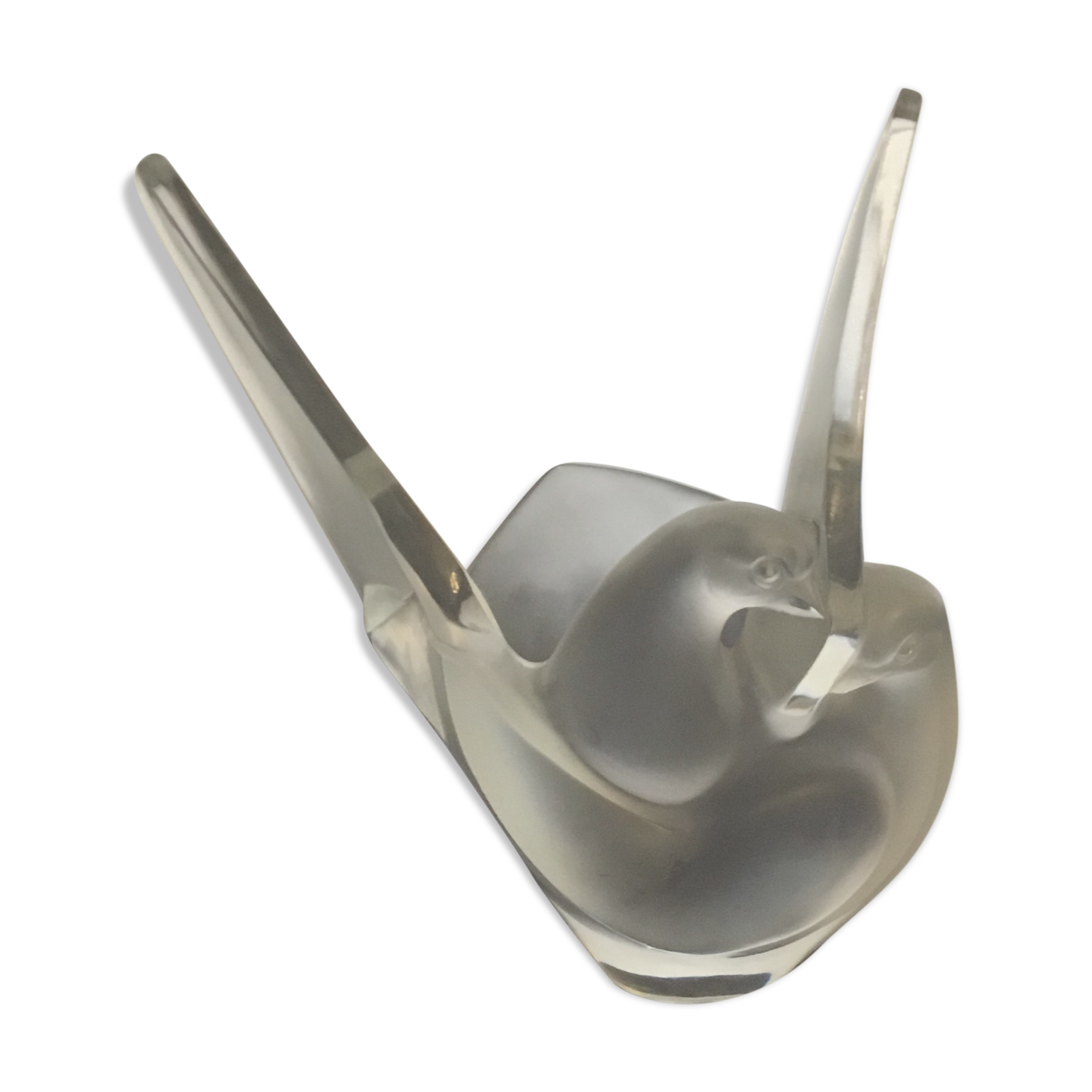 vase "doves" model "Sylvie" after Marc Lalique