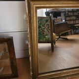 Antique gold mirror