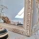 Miroir rectangle en bois et sculpté en bas-reliefs