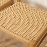 4 x dining chair | Bramin | H.W. Klein | Soaped oak | Restored