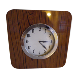 Electric wall clock in formica - 1950s