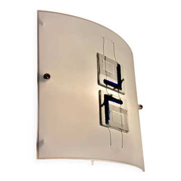 Large glass paste design wall light.