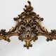 Grand miroir en bois doré de style rococo, Belgique, 20e siècle