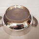 Silver metal compote