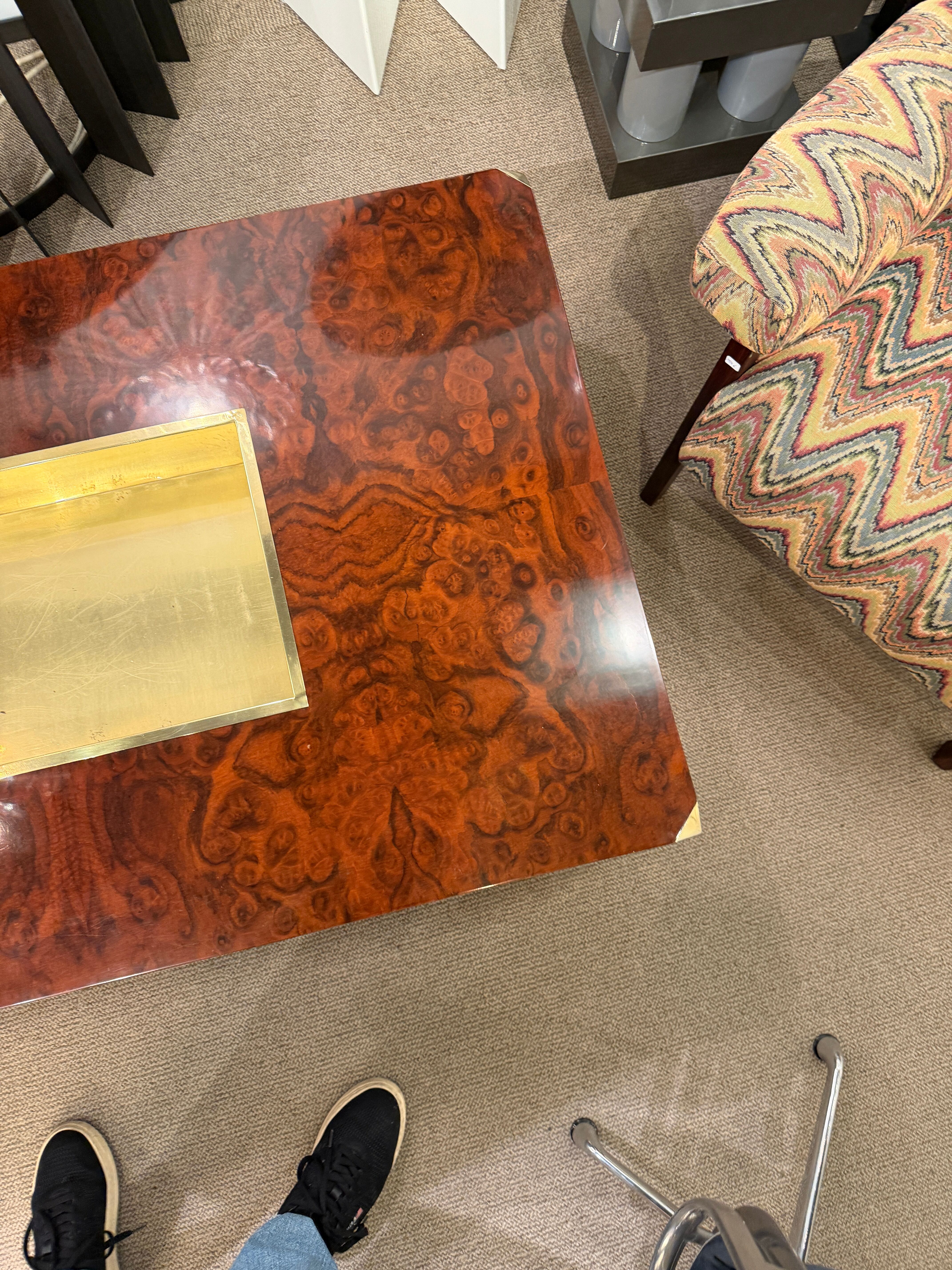 Coffee table "Alveo" attributed to Willy Rizzo for Mario Sabot, Italy.