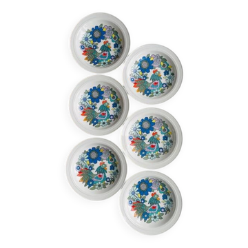 Lot of 6 vintage Pontesa soup plates