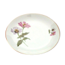 Plat de service rond  Porcelaine fine de Bohème Carlsbad Décor floral