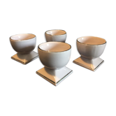 Lot of 4 porcelain cockroaches