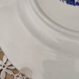 Set of 8 dessert plates sarreguemines model romantic