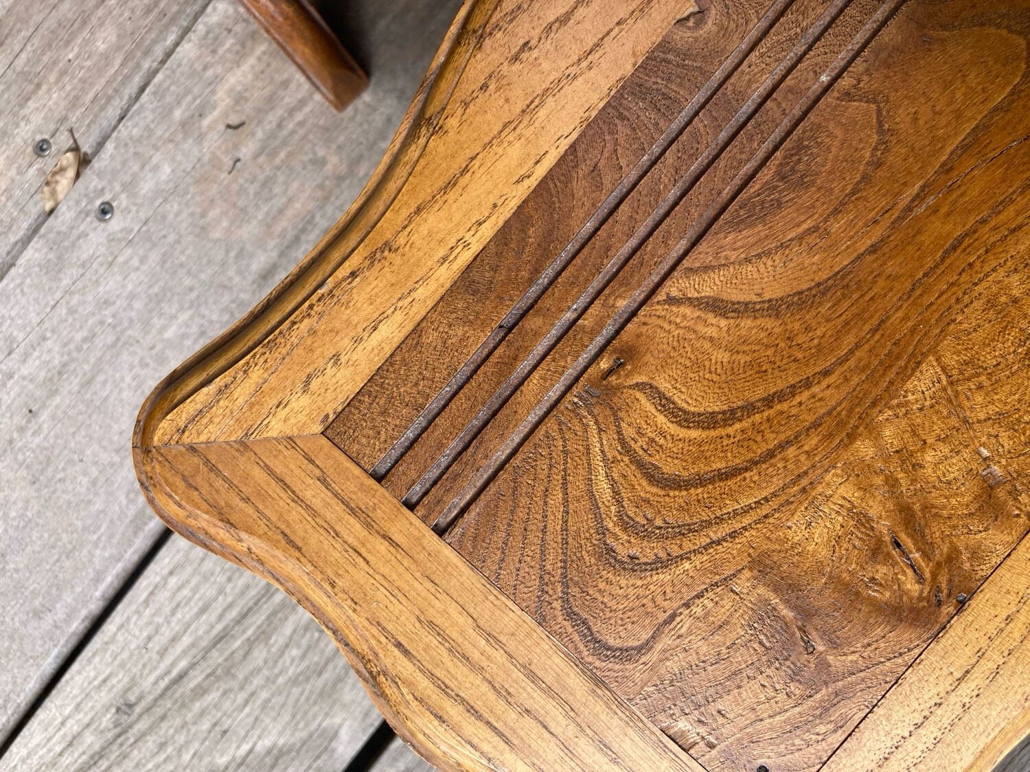 Set of 2 stools carved oak very sturdy top quality