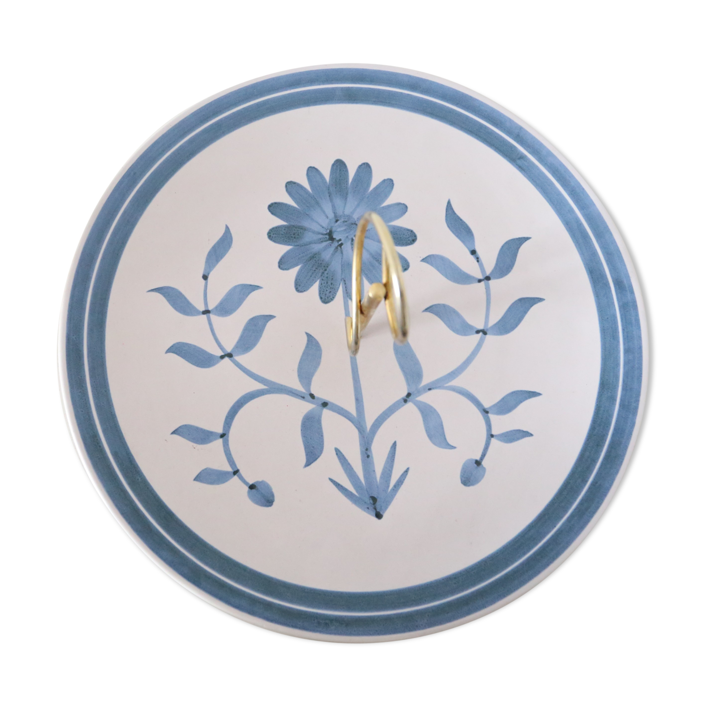 Longchamp servant dish, hand-painted vintage