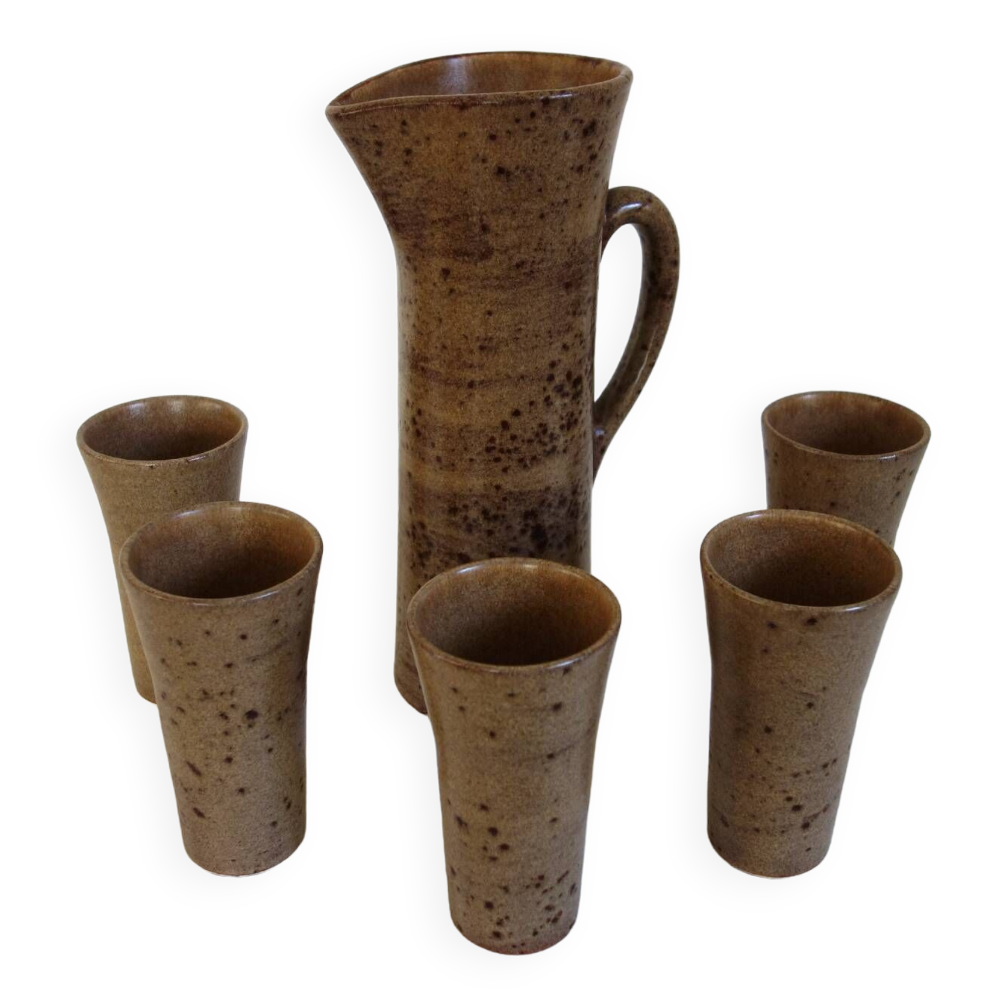 Vintage orangeade service Claude Paci Vallauris