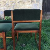 Four chairs with swivel back