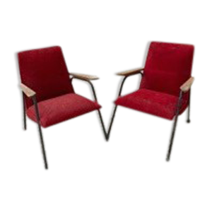 lot de 2 fauteuils scandinaves