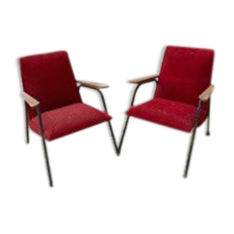 Set of 2 scandinavian armchairs
