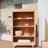 Vintage compass foot bookcase