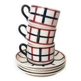 Tasses anciennes St Amand, Lou Basquez